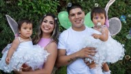 El emotivo cartel que pintaron las hijas de Daniela Celis y Thiago Medina, quien permanece en terapia intensiva