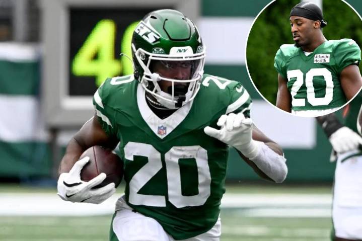 The surprising numbers behind Breece Hall's quiet Jets start