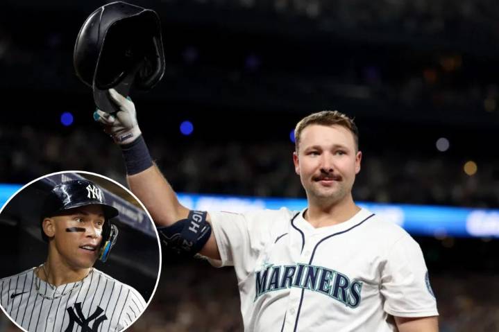 Cal Raleigh reaches 60 home runs in Aaron Judge chase