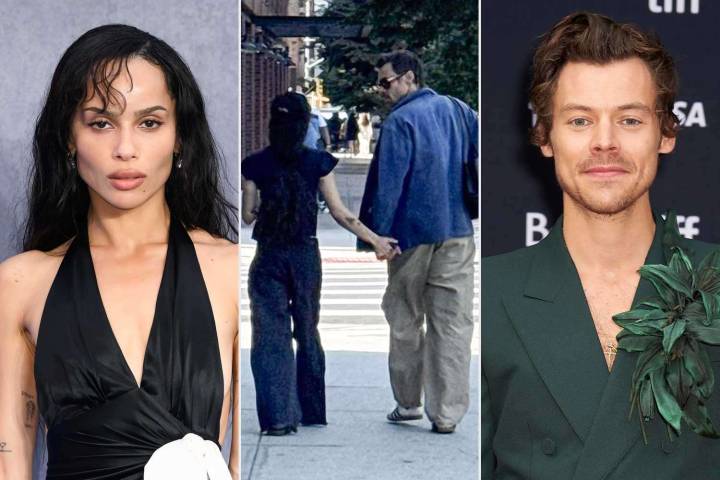 Zoë Kravitz and Harry Styles Photographed Holding Hands in Brooklyn