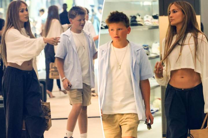 Jennifer Lopez takes Ben Affleck's son, Samuel, shopping