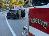 Charlestown firefighters respond to rollover crash