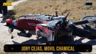 Chamical: Grave siniestro vial dejó a un joven con fractura de mandíbula