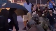 Protesters clash with ICE in Illinois