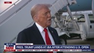 Full remarks: Trump talks to reporters after U.S. Open