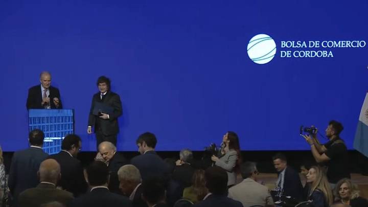 Las frases más destacadas del discurso de Milei en la Bolsa de Comercio de Córdoba