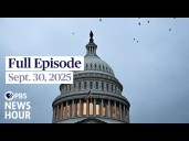PBS News Hour live episode, Sept. 30, 2025