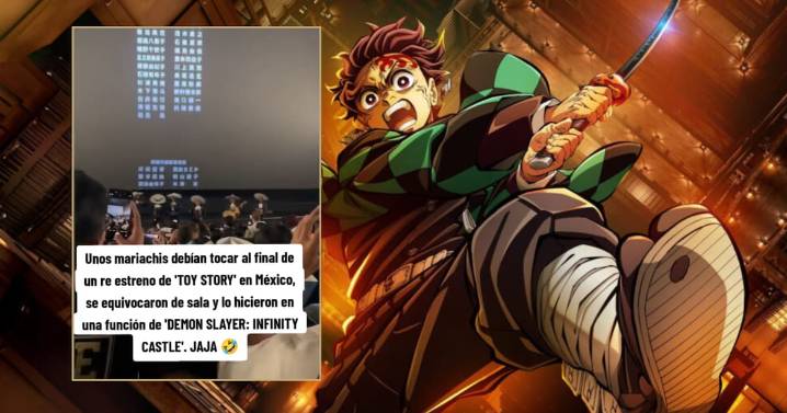 Mariachis tocan canciones de Toy Story en función de Demon Slayer en Guadalajara