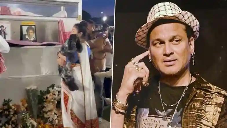 Bollywood Zubeen Garg Funeral: Legendary Assamese Singer’s Dogs Iko, Rambo, Diya and Maya Bid Final Farewell to Their Owner, CM Himanta Biswa Sarma Says ‘They Must Have Felt the Same Emotions’ (Watch 