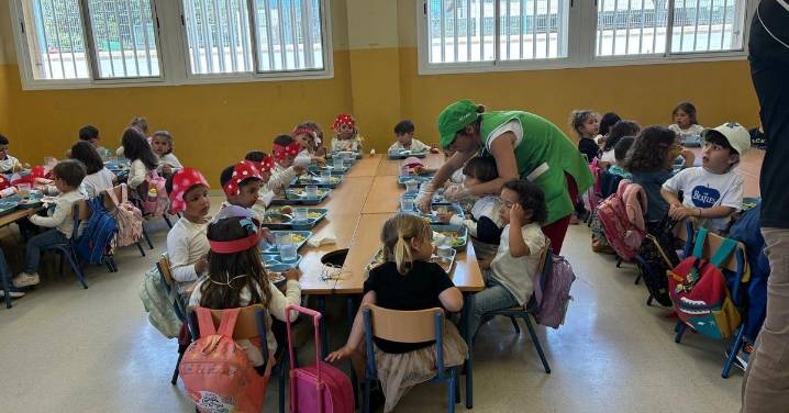 Cuatro colegios estrenan su comedor este curso y un centro el aula matinal