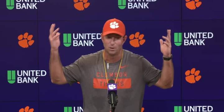 'I have no idea if anything is viral'; Dabo Swinney reacts to popular press conference comments