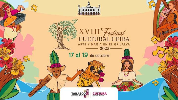 Festival Cultural Ceiba 2025 regresa al Grijalva con arte y tradición