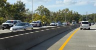 First responders investigate situation on Willey Bridge