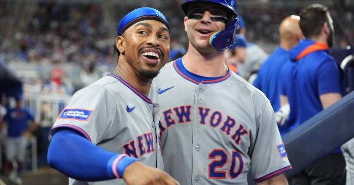 Alonso and Holmes lead New York Mets past Miami Marlins 5