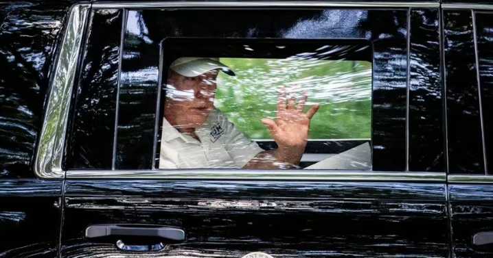 Donald Trump spotted looking feeble after disappearing from public eye amid health rumours
