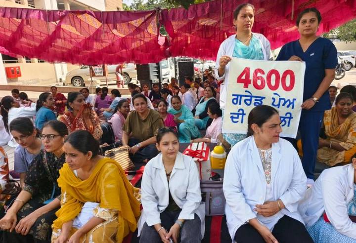 Protest by nursing employees at Rajindra Hospital continues