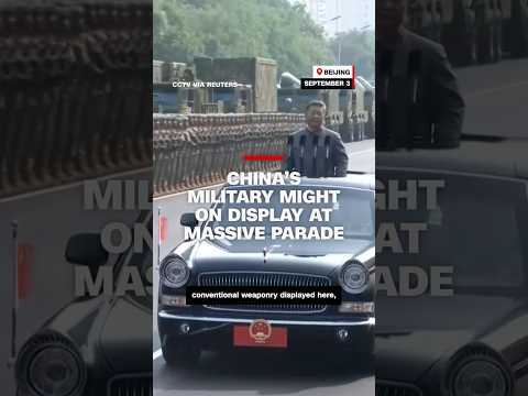 China’s military might on display at massive parade