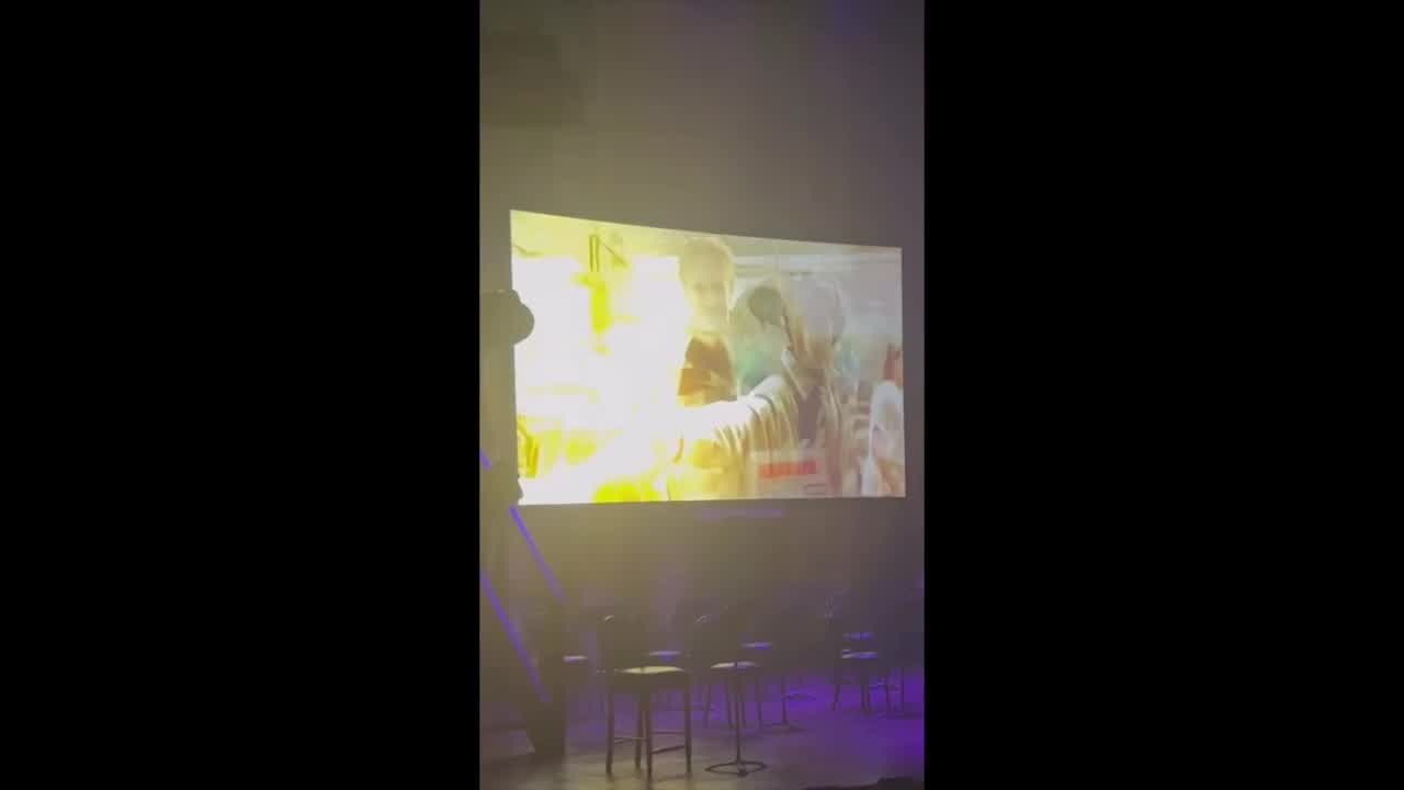 James Van Der Beek surprise video appearance at Dawson's Creek fundraiser reunion