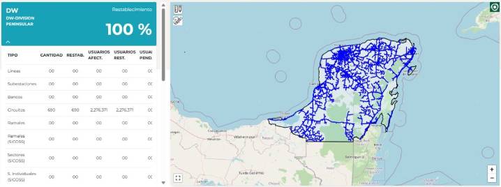 Apagón en la Península de Yucatán: ¿a qué hora regresó la luz?