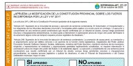 Chubut plebiscita la eliminación de fueros especiales para los tres poderes del Estado y sindicalistas