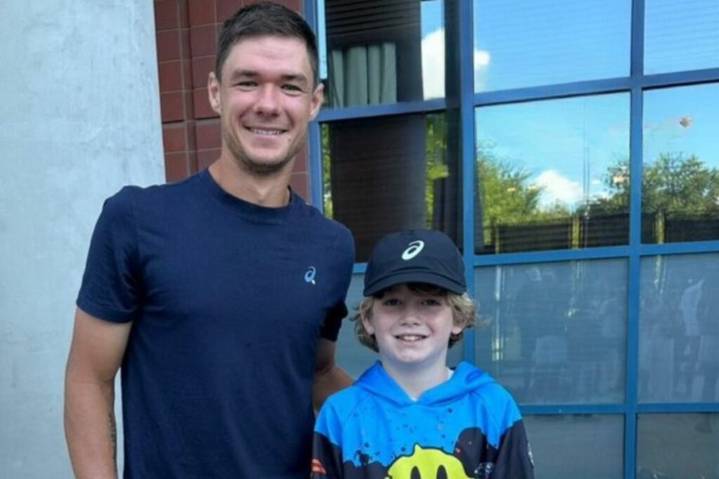 El niño Brock y el gesto que emocionó en el US Open 2025
