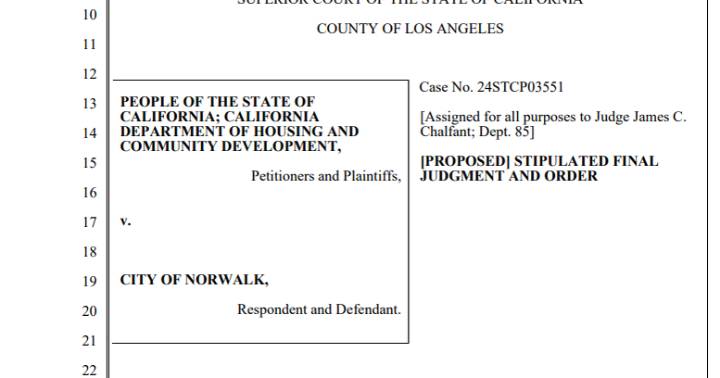 Norwalk is to overturn new homeless shelter ban in settlement with the state of California