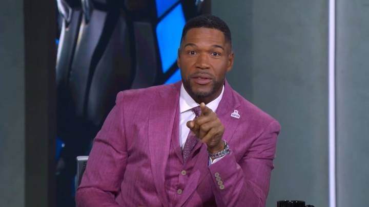 Michael Strahan teases new career move and leaves Fox NFL Sunday co-stars in laughter with 'Spiderman' comparison