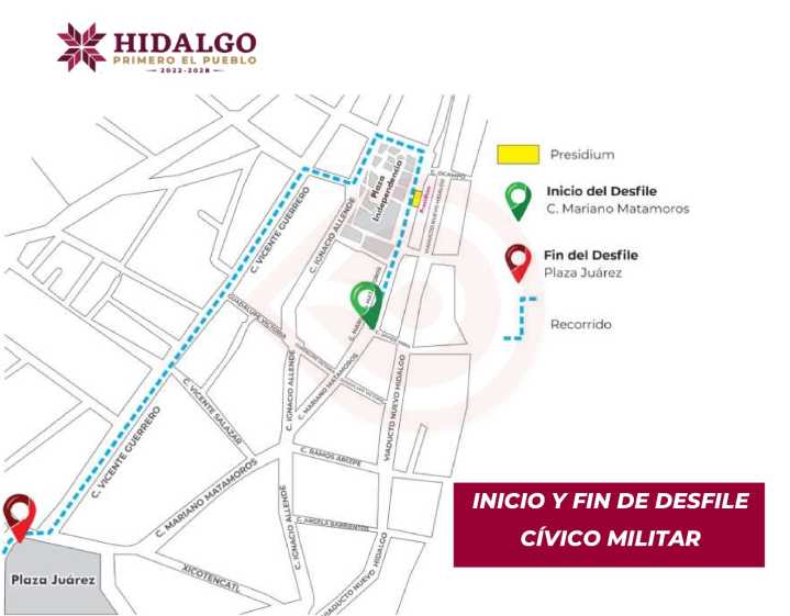 Todo listo para el Desfile Cívico-Militar Conmemorativo del 215 Aniversario de la Independencia Nacional