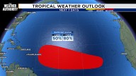 A new tropical disturbance is flexing its muscles in the far eastern Atlantic
