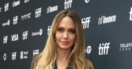 Angelina Jolie Wears Nothing Under Her No Pants Power Coat