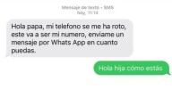 'Papá, se me ha roto el móvil': el curioso intento de estafa a un padre de Málaga... con una bebé de guardería