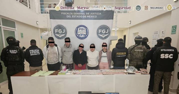 Detienen en Acolman a 5 integrantes de Los Bonitos, grupo criminal ligado a extorsión y homicidio