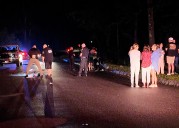 Three injured in accident after block party (VIDEO)