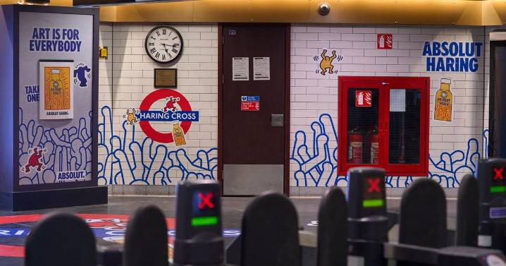 London underground station given pop art makeover in tribute to famous artist