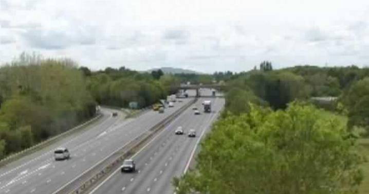Live: M5 lanes closed after crash