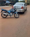 Oberá: colisión entre un auto y una motocicleta dejó un herido
