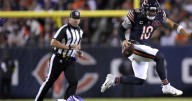 Bears QB Williams checking his footwork, fundamentals