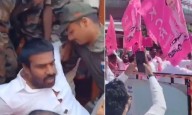 BRS Leaders Detained During Protest Over Metro Phase