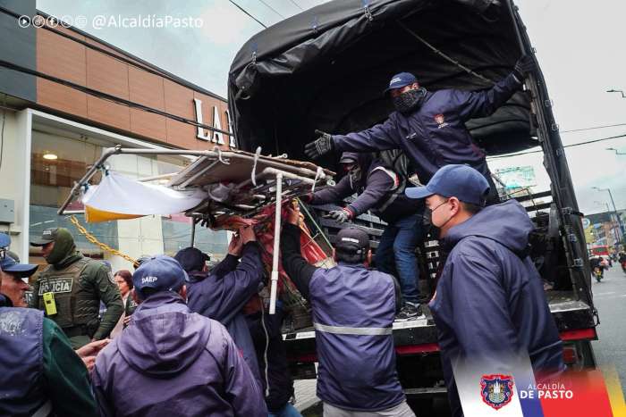 DEFENSORÍA DEL PUEBLO EXPRESÓ PREOCUPACIÓN POR OPERATIVOS DE RECUPERACIÓN DEL ESPACIO PÚBLICO EN PASTO