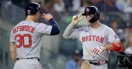 The Red Sox are deploying their platoon patrol lineup for Game 1 of the Wild Card Series against the Yankees