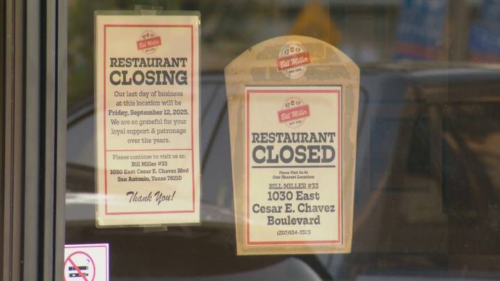 Bill Miller Bar-B-Q flagship downtown location closing after 50 years of serving San Antonio