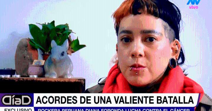 Diana Foronda, ícono del heavy metal, conmueve al hablar de su lucha contra el cáncer y su deseo de vivir: “No quiero morir, quiero luchar”