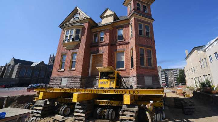 Gannon's Olds-Norman house is moving one block north in Erie PA