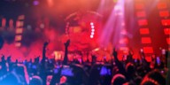 Fans shelter in place for lightning before Outlaw Music Festival in Hartford