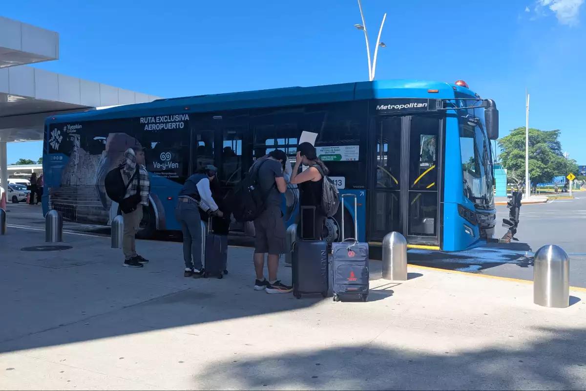 Va y Ven se posiciona como el transporte favorito de los viajeros que arriban al Aeropuerto de Mérida