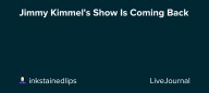 Jimmy Kimmel's Show Is Coming Back: ohnotheydidnt