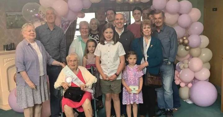 West Lothian mum of 10 celebrates 102nd birthday with family by her side