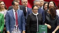 Rosa Icela Rodríguez entrega el Primer Informe de la Presidenta Claudia Sheinbaum en la Cámara de Diputados
