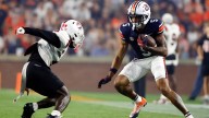 Auburn receiver Horatio Fields is sidelined indefinitely with a broken foot