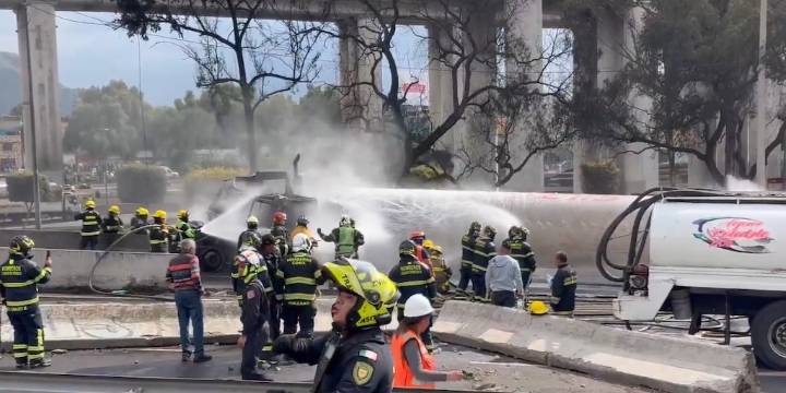 Claudia Sheinbaum externa apoyo a víctimas de explosión de una pipa en Iztapalapa